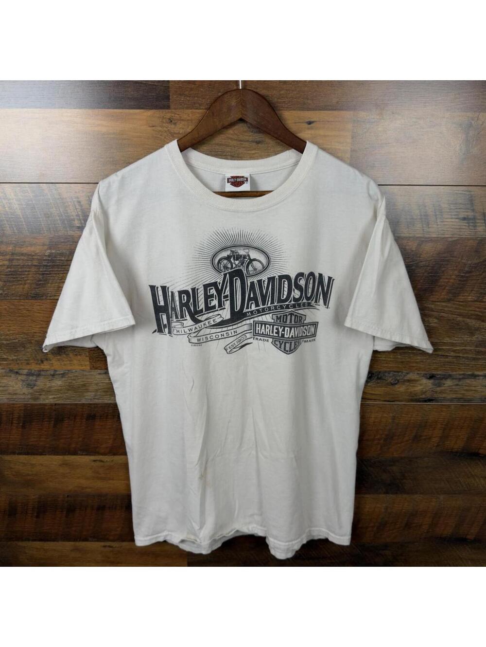 Harley Davidson Savannah Georgia T Shirt Large River Street Motorcycle Graphic
